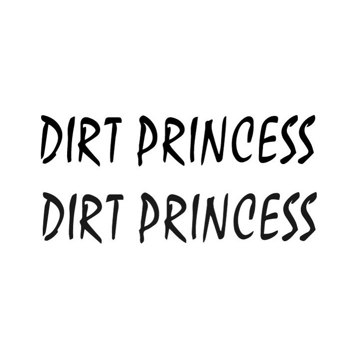 Buy Dirt Princess Decal Sticker Online