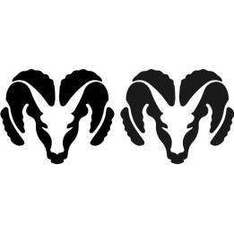 Buy Dodge Ram Logo Sticker Online