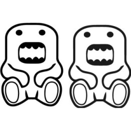 Domo Stickers – JDM Japanese Mascot Decals (2-Pack)
