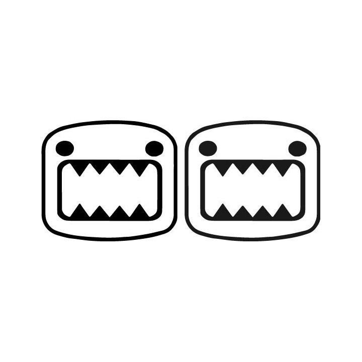 Buy Domo Kun Hoofd Jdm Decal Sticker Online