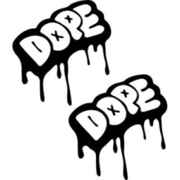 Buy Dope 1 Decal Sticker Online