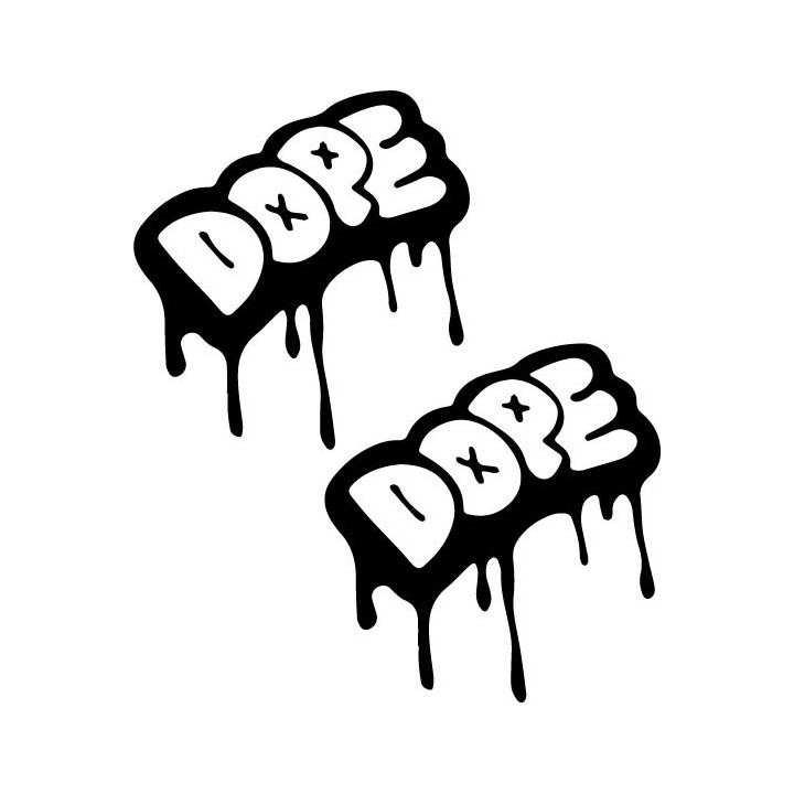 Buy Dope 1 Decal Sticker Online
