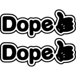 Buy Dope 3 Decal Sticker Online