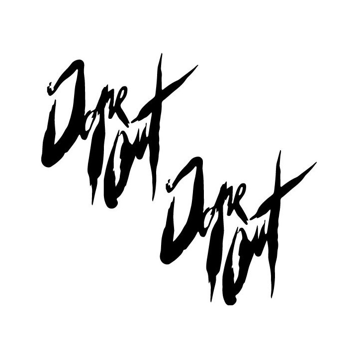 Dope Out Band Stickers – Music Logo Decals (2-Pack)