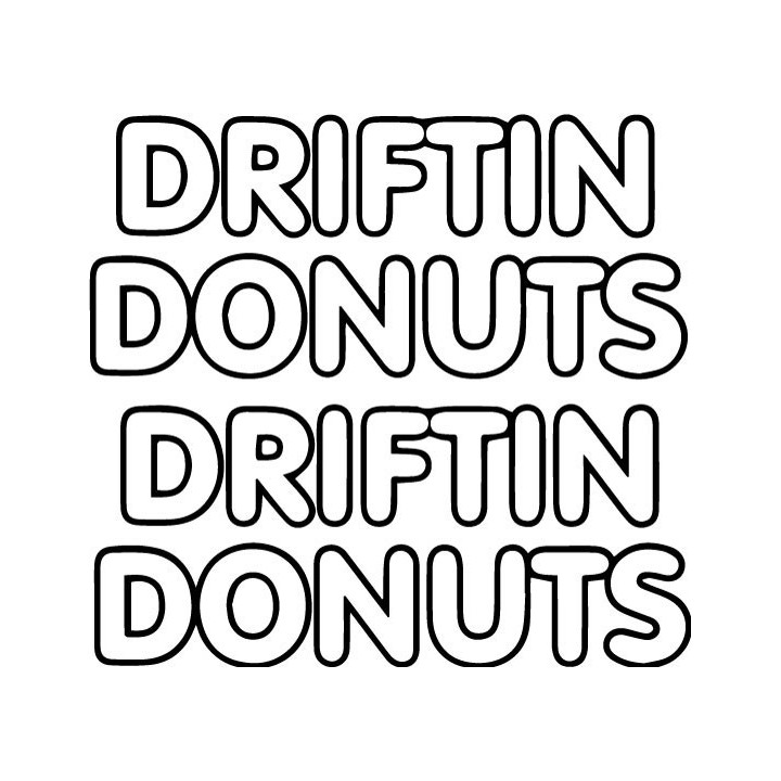 Buy Driftin Donuts 2 Jdm Decal Sticker Online