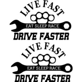 Buy Drive Faster Decal Sticker Online