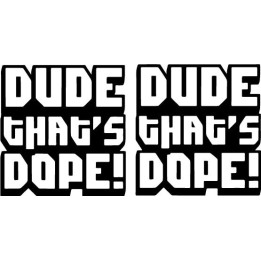 Buy Dude That039s Dope Jdm Japanese Decal Sticker Online