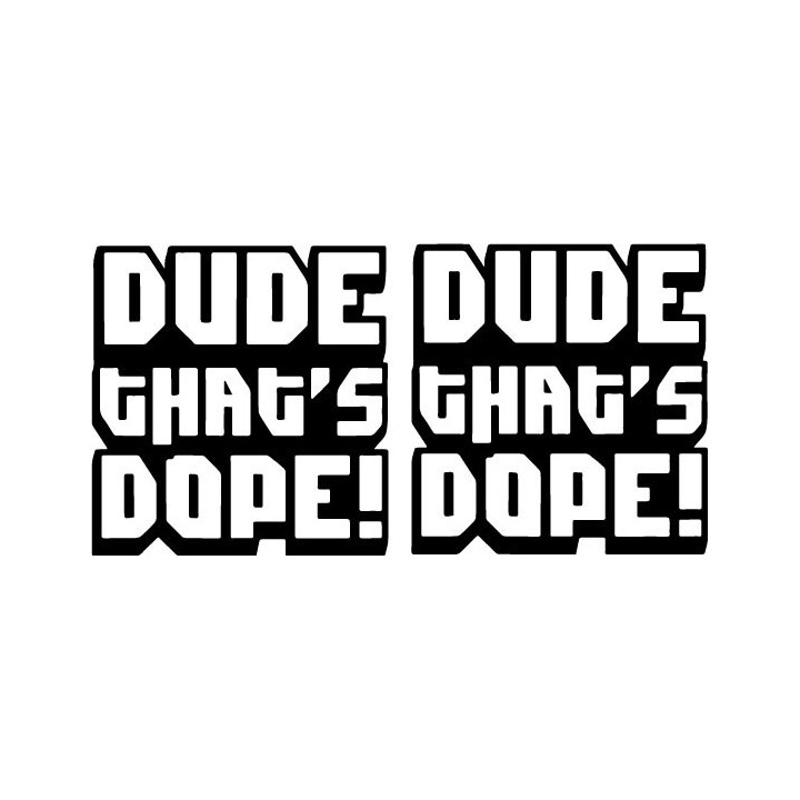 Buy Dude That039s Dope Jdm Japanese Decal Sticker Online