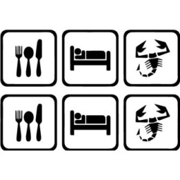 Buy Eat Sleep Abarth 2 Decal Sticker Online