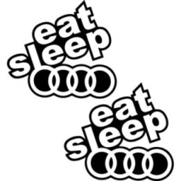 Buy Eat Sleep Audi 3 Decal Sticker Online