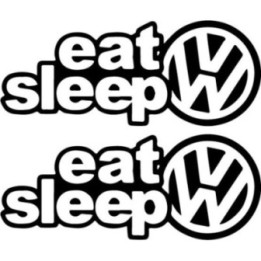 Buy Eat Sleep Vw 2 2 Decal Sticker Online