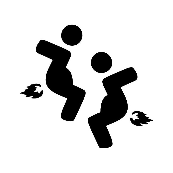 Buy Fart Flame Decal Sticker Online