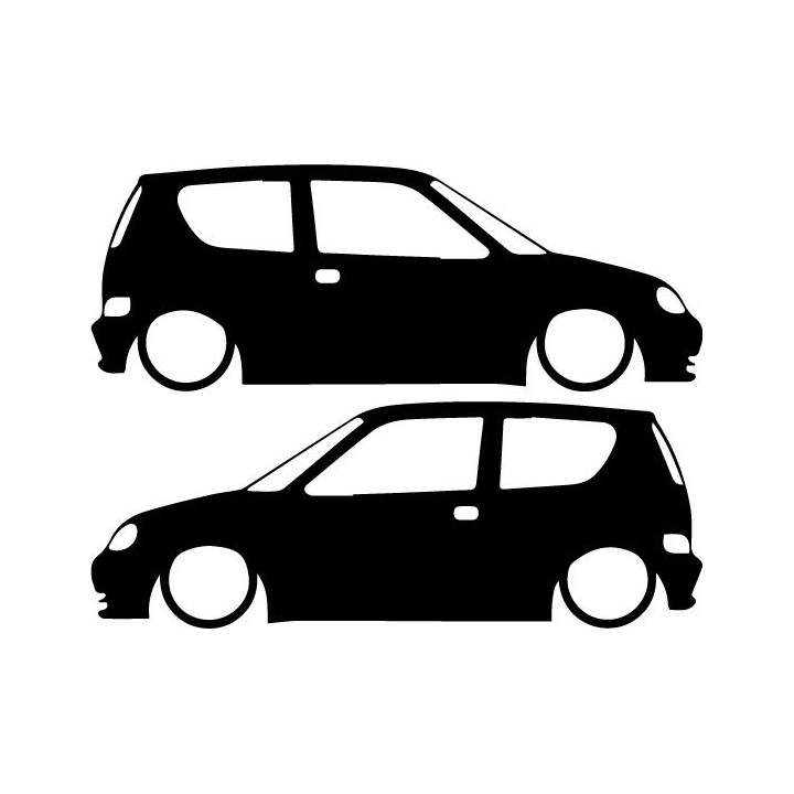 Buy Fiat Seicento Low Decal Sticker Online