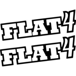Buy Flat 4 Decal Sticker Online