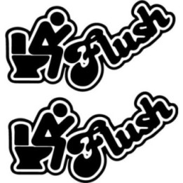 Buy Flush Decal Sticker Online