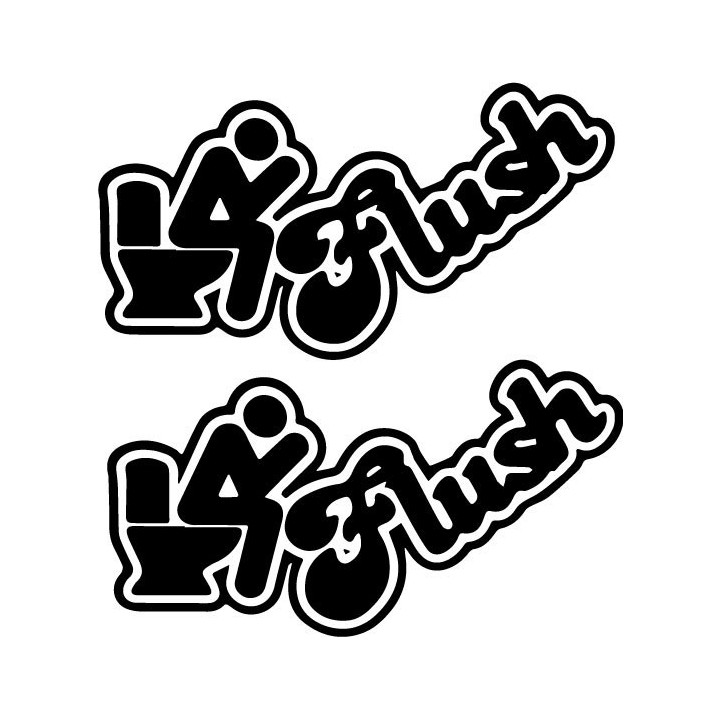 Buy Flush Decal Sticker Online