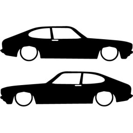 Buy Ford Capri Low Decal Sticker Online