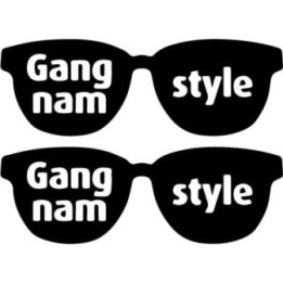 Gangnam Style Stickers – PSY K-Pop Sunglasses Decals (2-Pack)