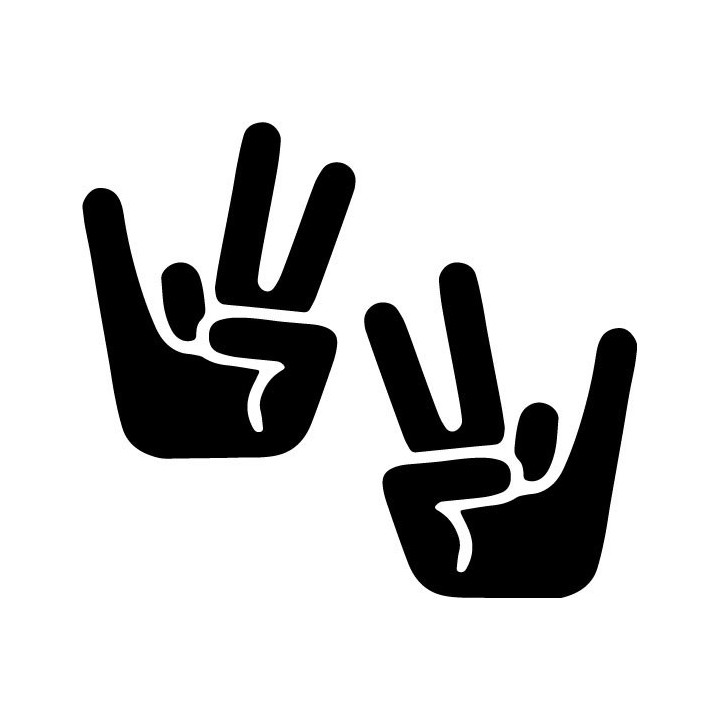 Buy Gesture Shocker Jdm 2 Decal Sticker Online