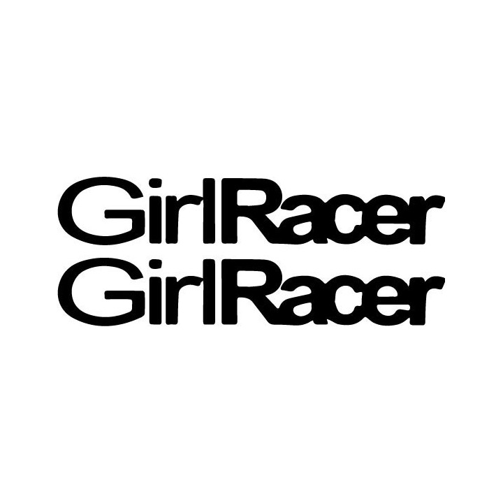 Buy Girl Racer Sticker Online