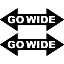 Buy Go Wide Decal Sticker Online