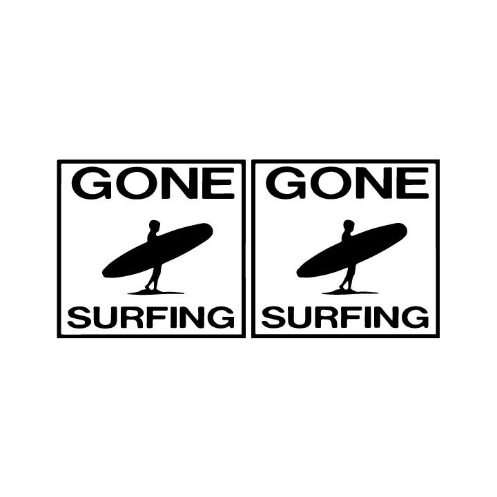 Buy Gone Surfing Decal Sticker Online
