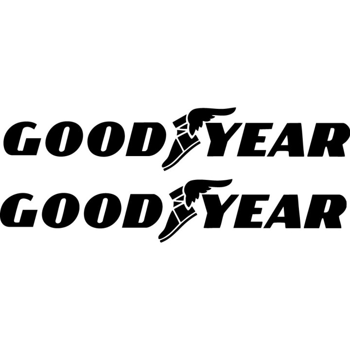 Goodyear Stickers – Eagle F1 Racing Tire Decals (2-Pack)