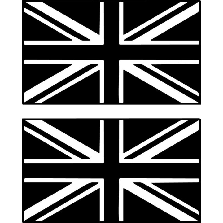 Great Britain Union Jack Stickers – UK Flag Vinyl Decals (2-Pack)