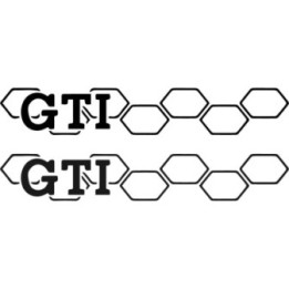GTI Stickers – Golf GTI Polo GTI Hot Hatch Decals (2-Pack)