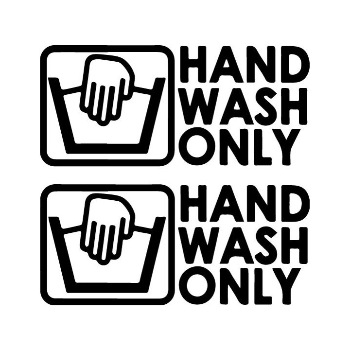 Buy Hand Wash Only 2 Decal Sticker Online