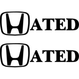 Buy Hated Honda Decal Sticker Online