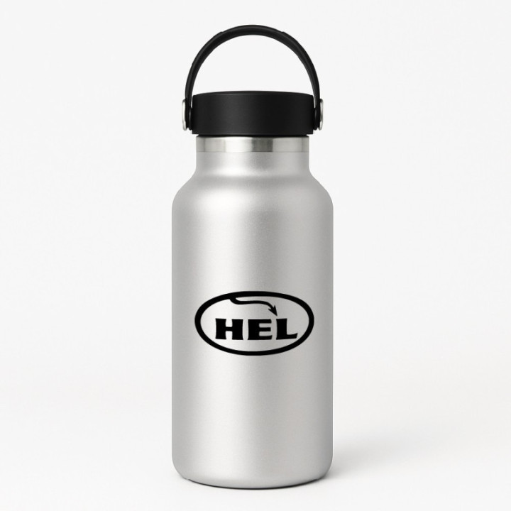 HEL Performance Stickers – Braided Brake Line Race Automotive Decals (2-Pack)