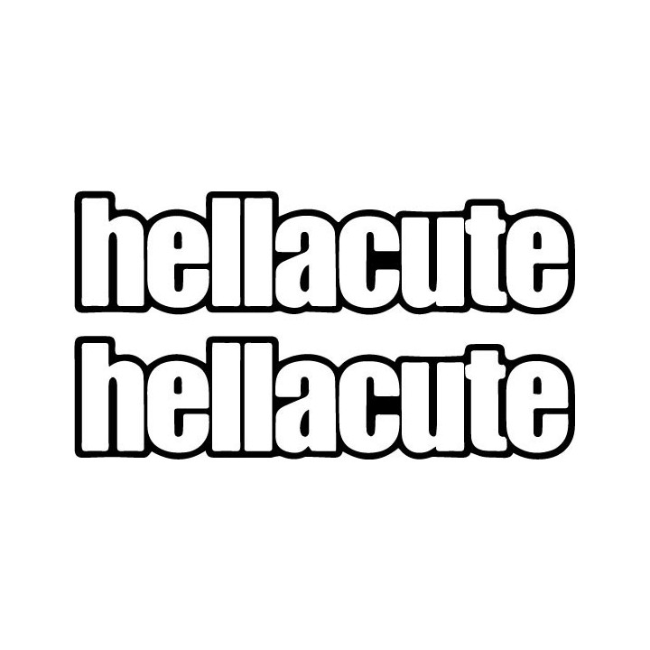 Buy Hellacute Decal Sticker Online