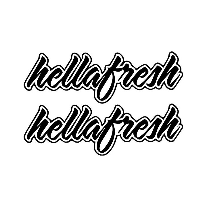 Buy Hellafresh 1 Decal Sticker Online