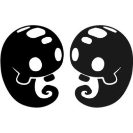 Gastly Pokémon Stickers – Haunter Gengar Decals (2-Pack)