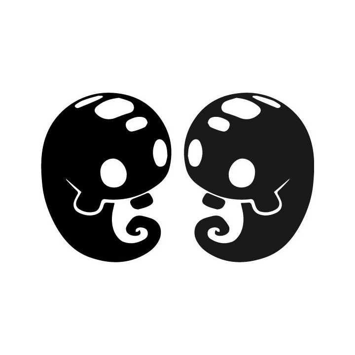 Gastly Pokémon Stickers – Haunter Gengar Decals (2-Pack)