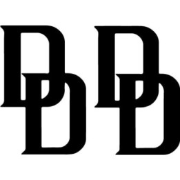 Daredevil DD Symbol Stickers – Marvel Decals (2-Pack)