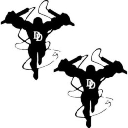 Daredevil Stickers – Marvel Matt Murdock Decals (2-Pack)
