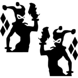 Harley Quinn Stickers – DC Comics Decals (2-Pack)