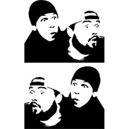 Jay & Silent Bob Stickers – Kevin Smith Decals (2-Pack)