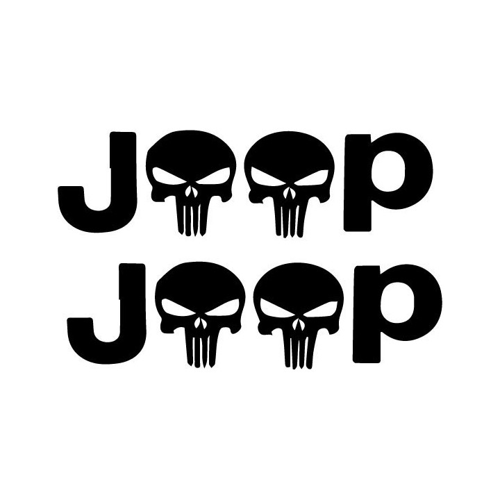 Buy Jeep The Punisher Side Fender Decal Set Online