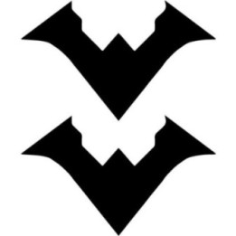 Nightwing V1 Logo Stickers – DC Comics Decals (2-Pack)