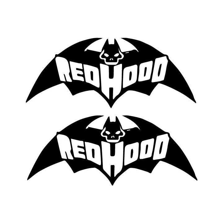 Red Hood Stickers – Jason Todd DC Comics Decals (2-Pack)