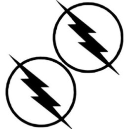 Reverse Flash Stickers – Zoom DC Comics Decals (2-Pack)