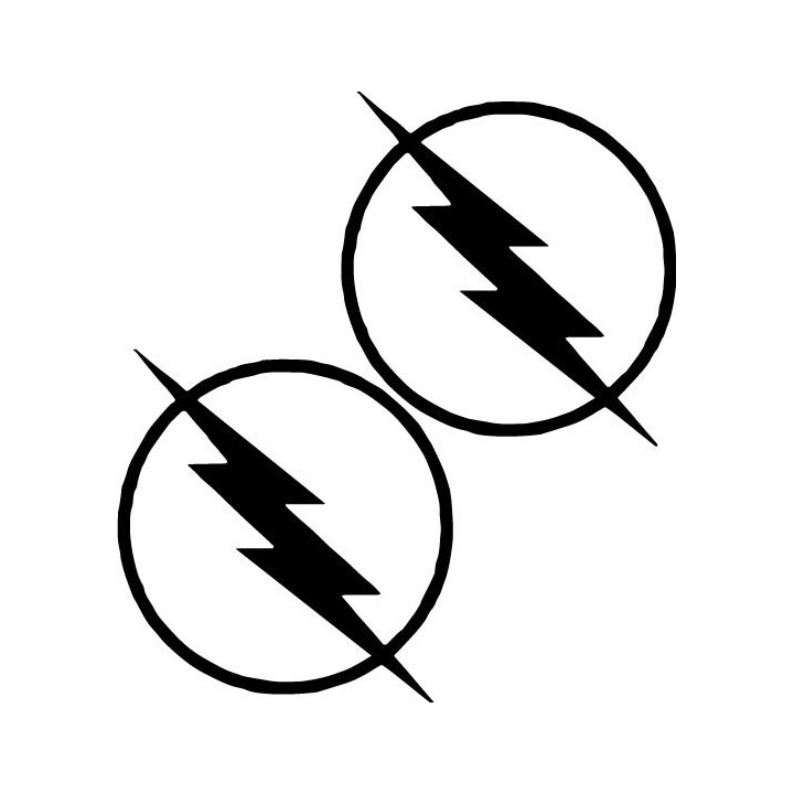 Reverse Flash Stickers – Zoom DC Comics Decals (2-Pack)