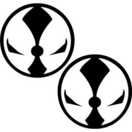 Spawn Logo Stickers – Image Comics Decals (2-Pack)