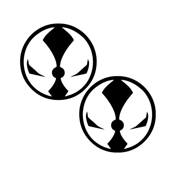 Spawn Logo Stickers – Image Comics Decals (2-Pack)