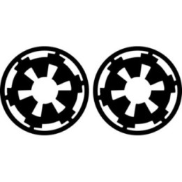Star Wars Imperial Insignia Stickers – Empire Decals (2-Pack)