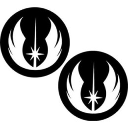 Star Wars Jedi Order Stickers – Jedi Symbol Decals (2-Pack)