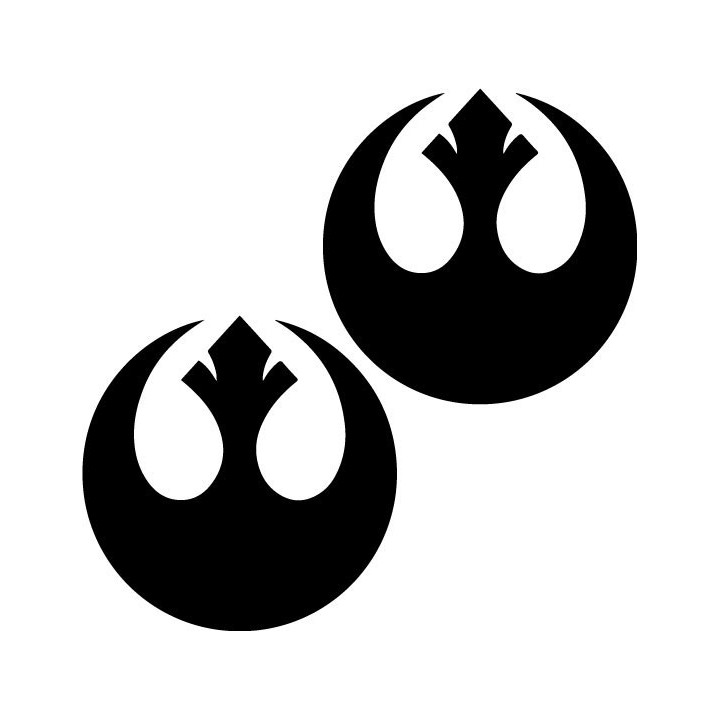 Star Wars Rebel Alliance Stickers – Starbird Decals (2-Pack)